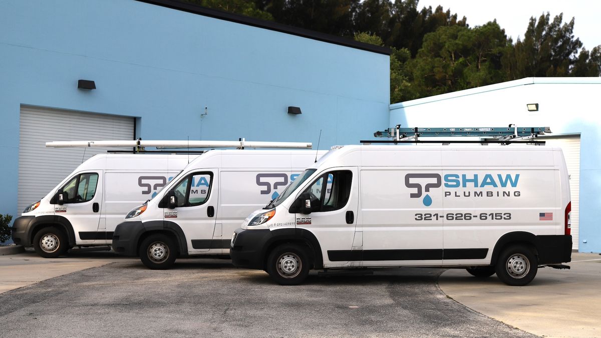 Shaw Plumbing service vans